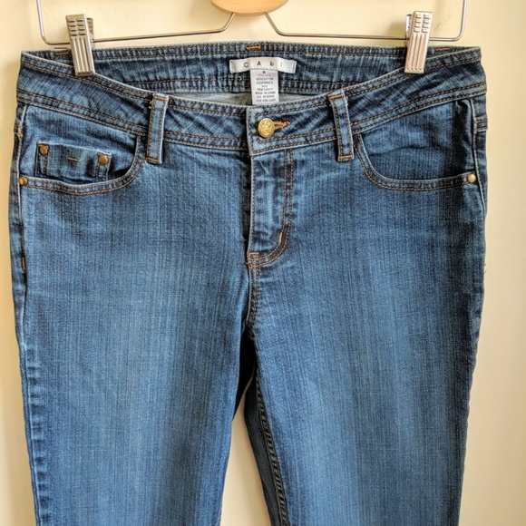 [CAbi] Jean Style #622 Straight Slim Size 8 - Picture 3 of 7